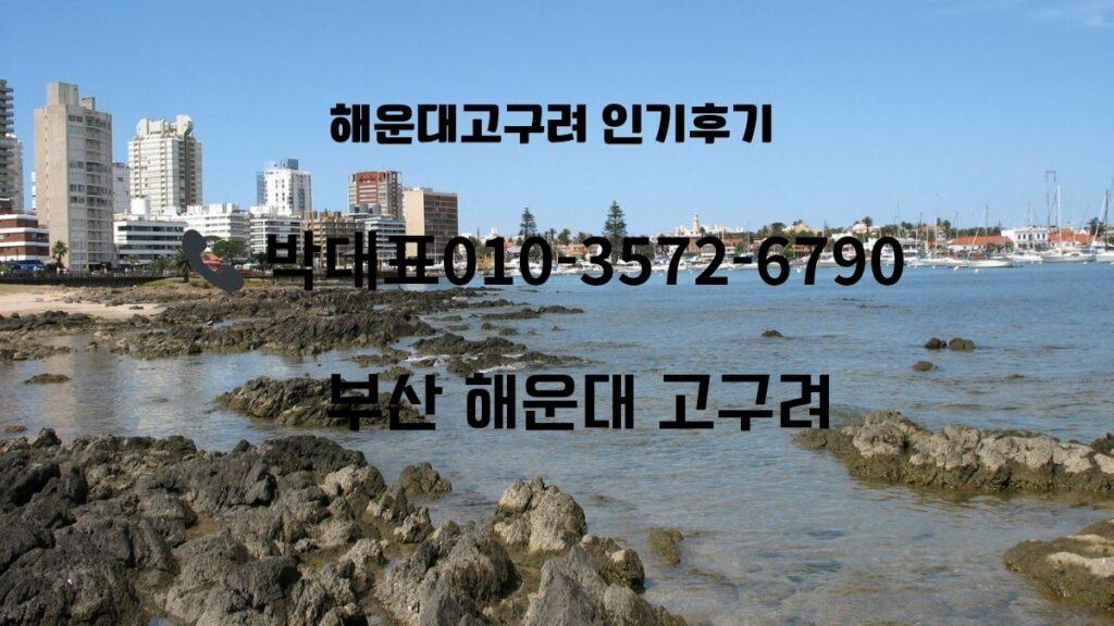 부산 해운대 해변과 고구려 위치 안내 커버 — 가격·1인견적 리뷰